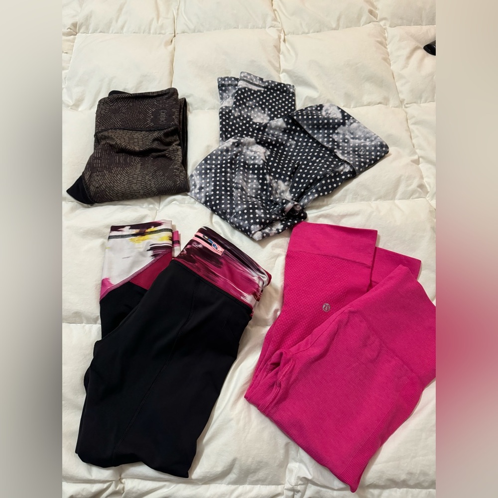 Lululemon lot of 4 leggings